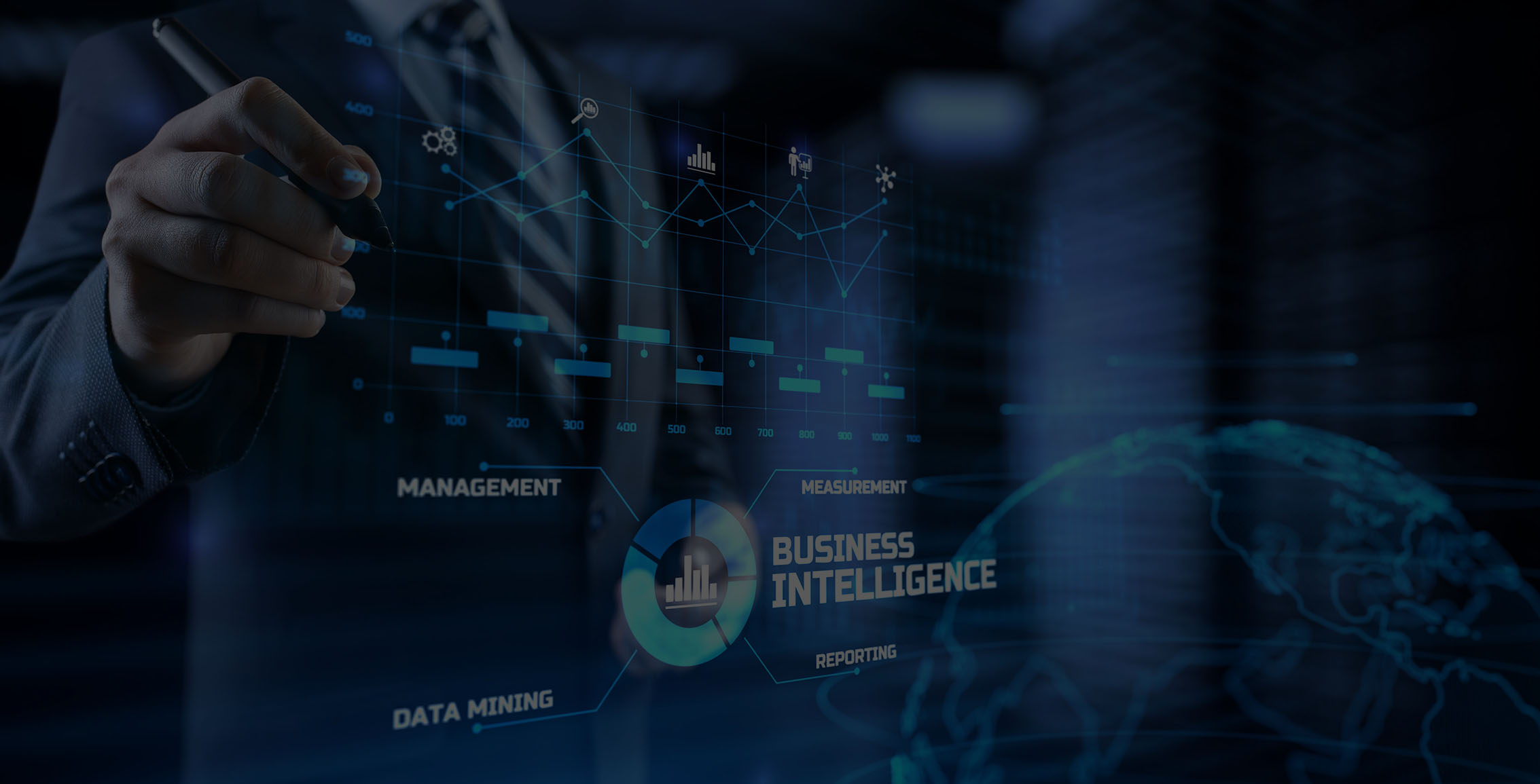 Apresentação do Business Intelligence e um dashboard virtual